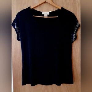 Elegant Black Women's Top Size L